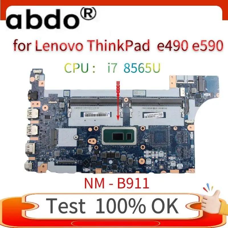 Lenovo Thinkpad E490 E590 Ʈ   NM-B911 CPU i7-8565U, DDR4 ׽Ʈ 100% ۵